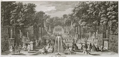 The Arc de Triomphe, Versailles by Jacques Rigaud